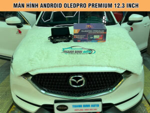 Màn hình Android OledPro Premium 12.3 inch lắp cho xe Mazda CX8 tại Thanh Bình Auto