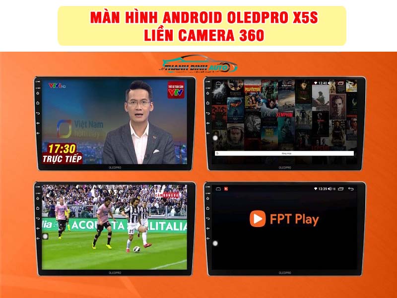 Tận hưởng thoải mái giải trí trực tuyến trên màn hình Android OledPro X5S