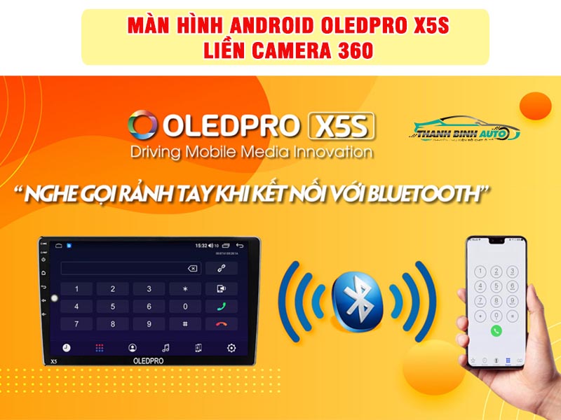 OledPro X5S nghe gọi rảnh tay nhờ vào khả năng kết nối với BLUETOOTH