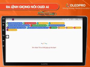 Điều khiển ra lệnh bằng giọng nói thông qua Oled AI thông minh