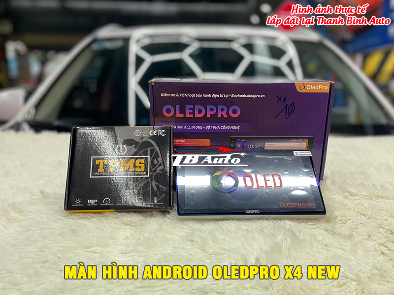Màn hình Android OledPro X4 New lắp xe Outlander Mitsubishi 2023