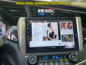 Lắp màn hình Android OledPro X8 giúp bạn thư giãn hơn khi lái xe
