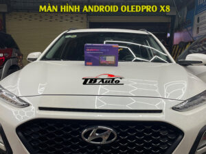 Màn hình Android OledPro X8 lắp cho xe Kona