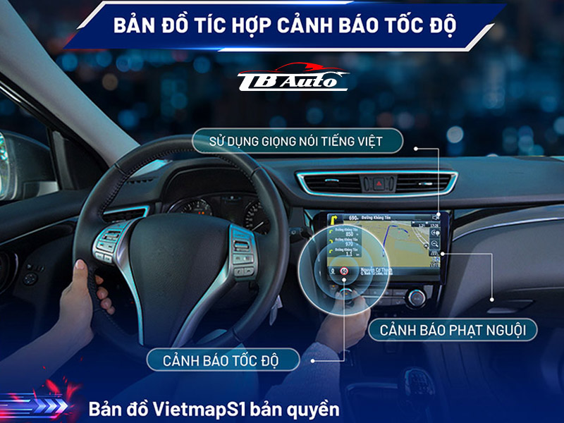 Tích hợp 3 loại bản đồ chỉ dẫn đường thông minh hiện đại