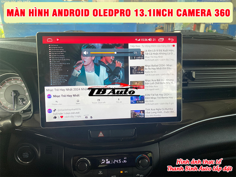 Màn hình Android OledPro 13.1inch camera 360 có thiết màn lên tới 13.1inch