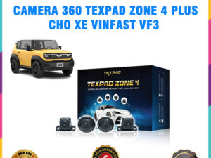 Camera 360 TexPad Zone 4 Plus cho xe VinFast VF3 Thanh Bình Auto