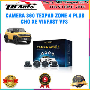 Camera 360 TexPad Zone 4 Plus cho xe VinFast VF3 Thanh Bình Auto